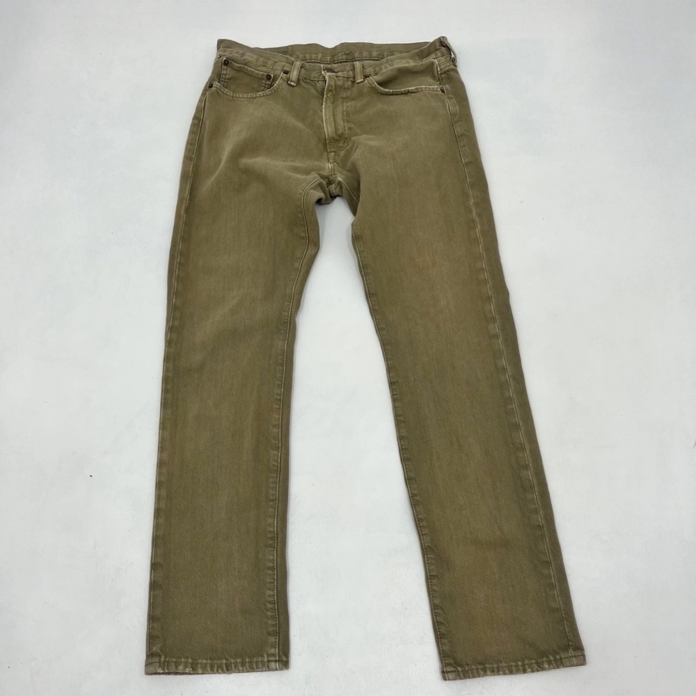 Ralph Lauren Denim &‎ Supply Men’s 32x32 Slim Fit Tan Jeans Flag Logo Tag